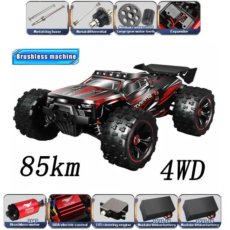 Rc Hobby Grade Car - 1:14 85KM/H or 50KM/H 4WD RC