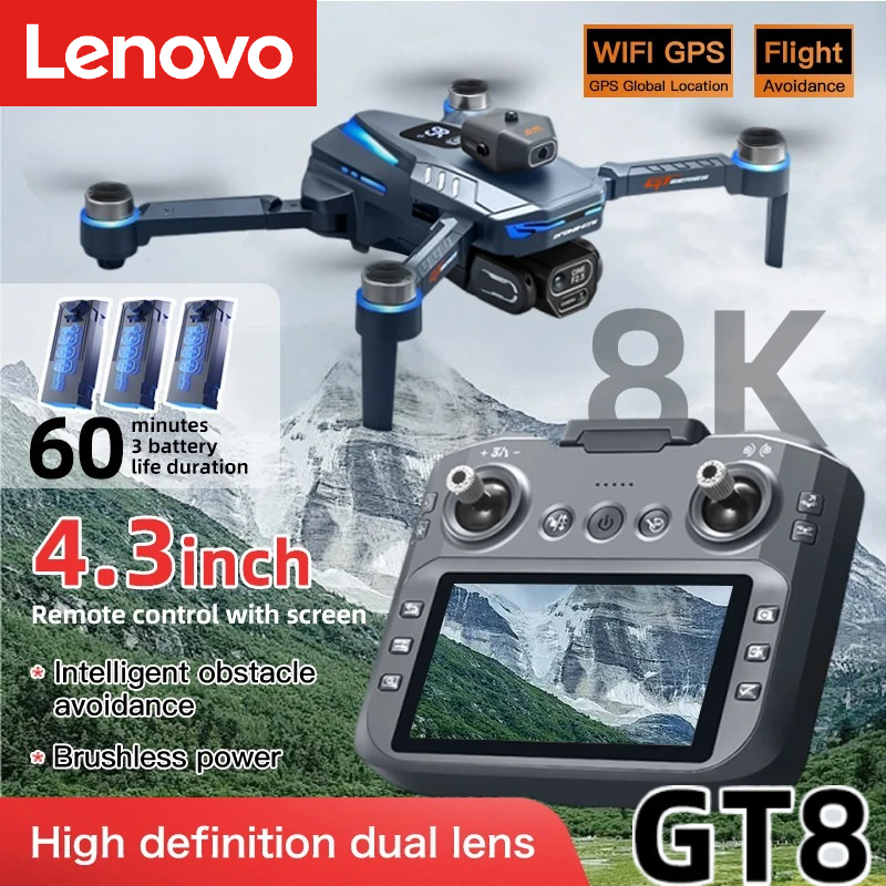 Lenovo GT8 Drone 8K Profession - Rc Hobby China review and price