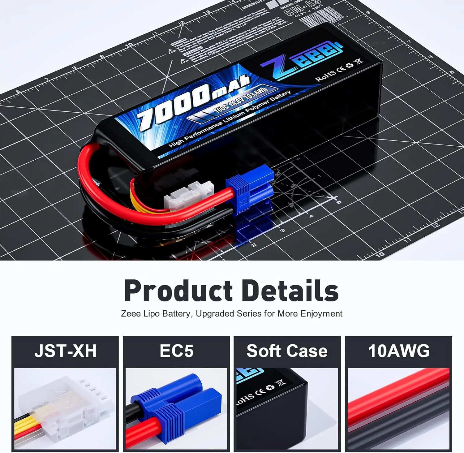 Zeee 4S 7000mAh FPV Drone Lipo - Rc Hobby Land review and price