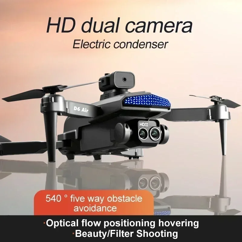 Mini Drone D6 8k Profesional H - Rc Hobby China review and price