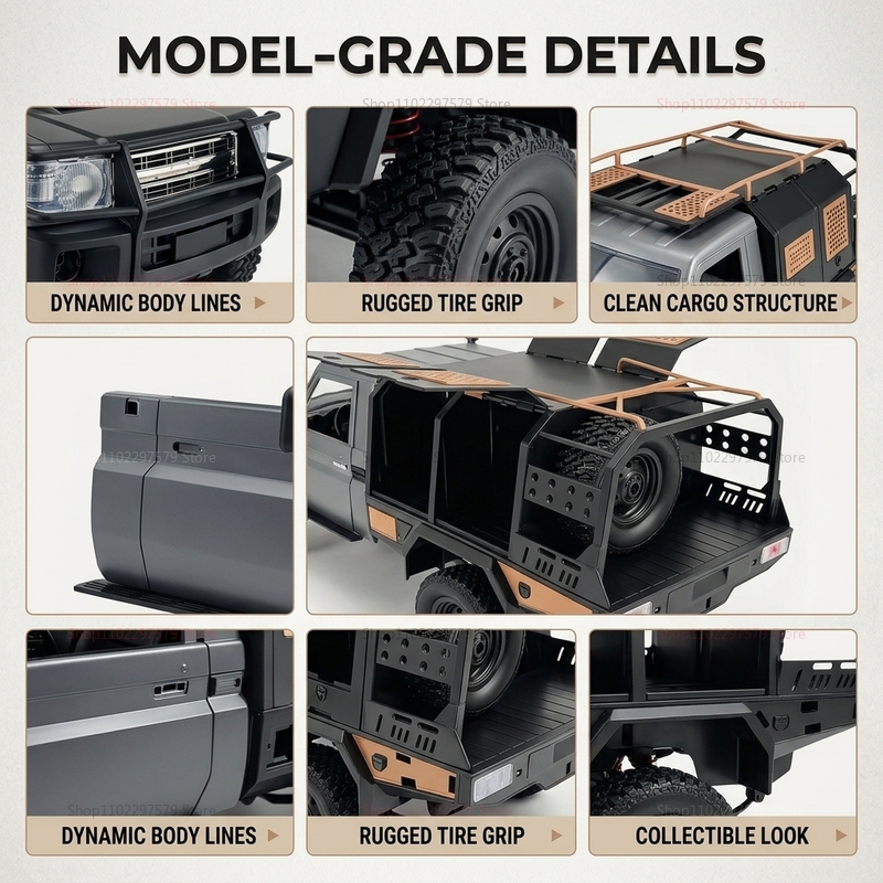 1:12 MN82S 4WD RC Offroad Pick - Rc Hobby Land review and price