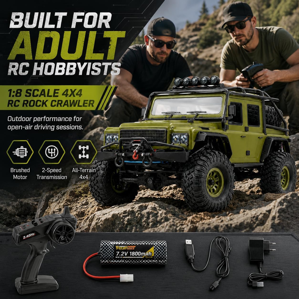 Remote Control Truck for Adult - Rc Hobby Grade Crawler review and price
