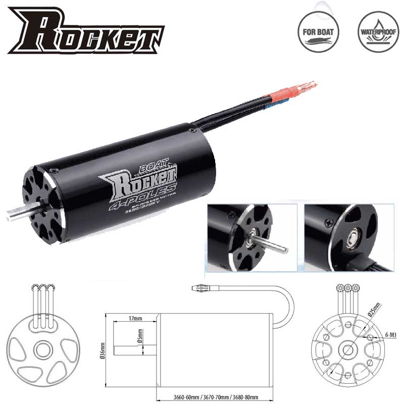 ROCKET-RC 2968 2958 2948 Brush - Rc Hobby Land review and price