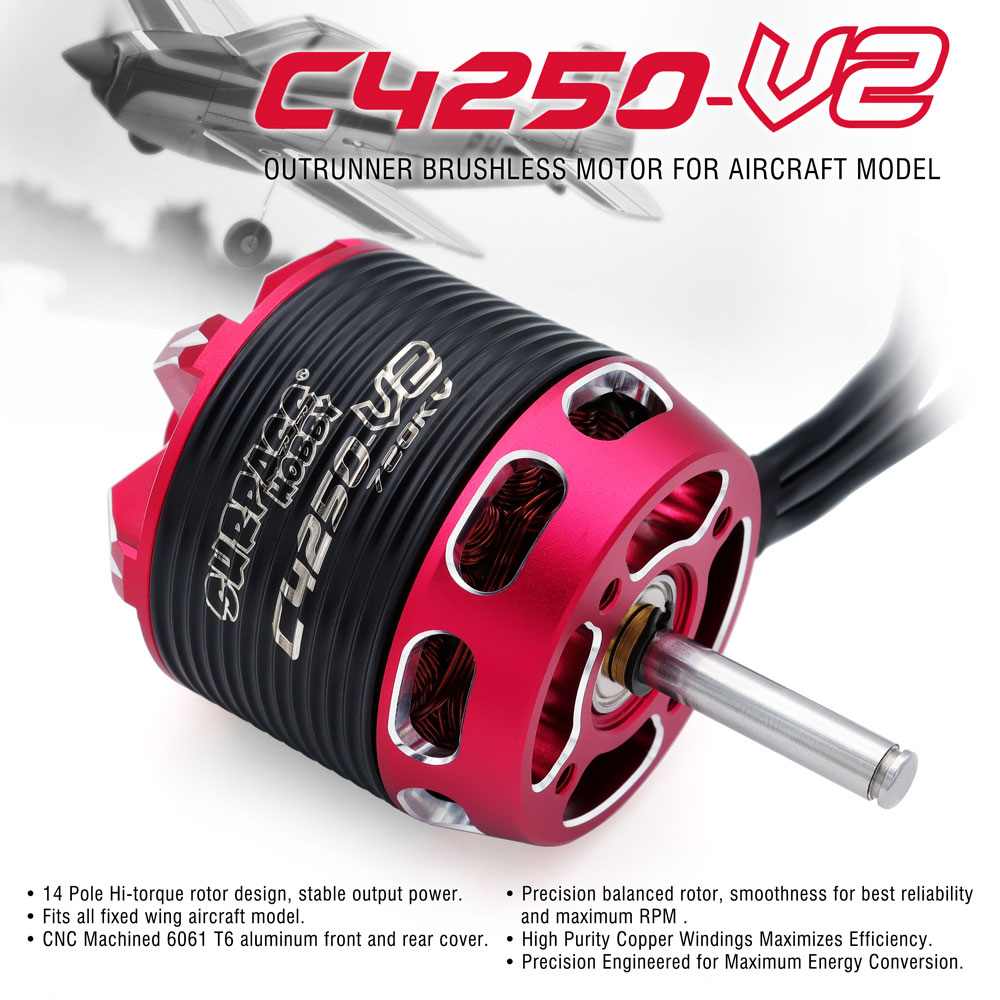 SURPASS HOBBY C4240 750KV/850K - Rc Hobby Plane review and price