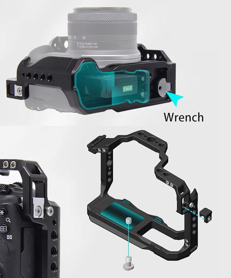 R50 Camera Cage for Canon EOS  - Canon Camera Eos R50 review and price