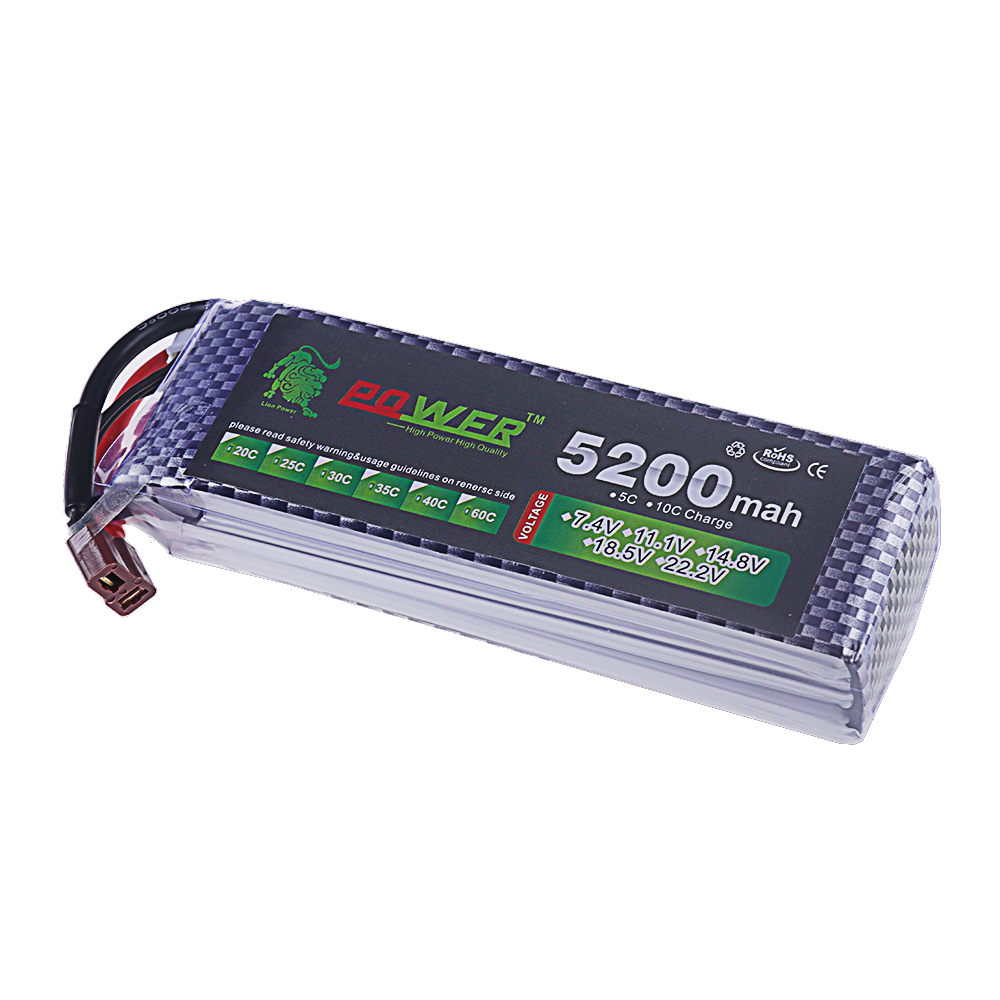 3S Lipo Battery 11.1V 5200mah  - Rc Hobby Drone review and price